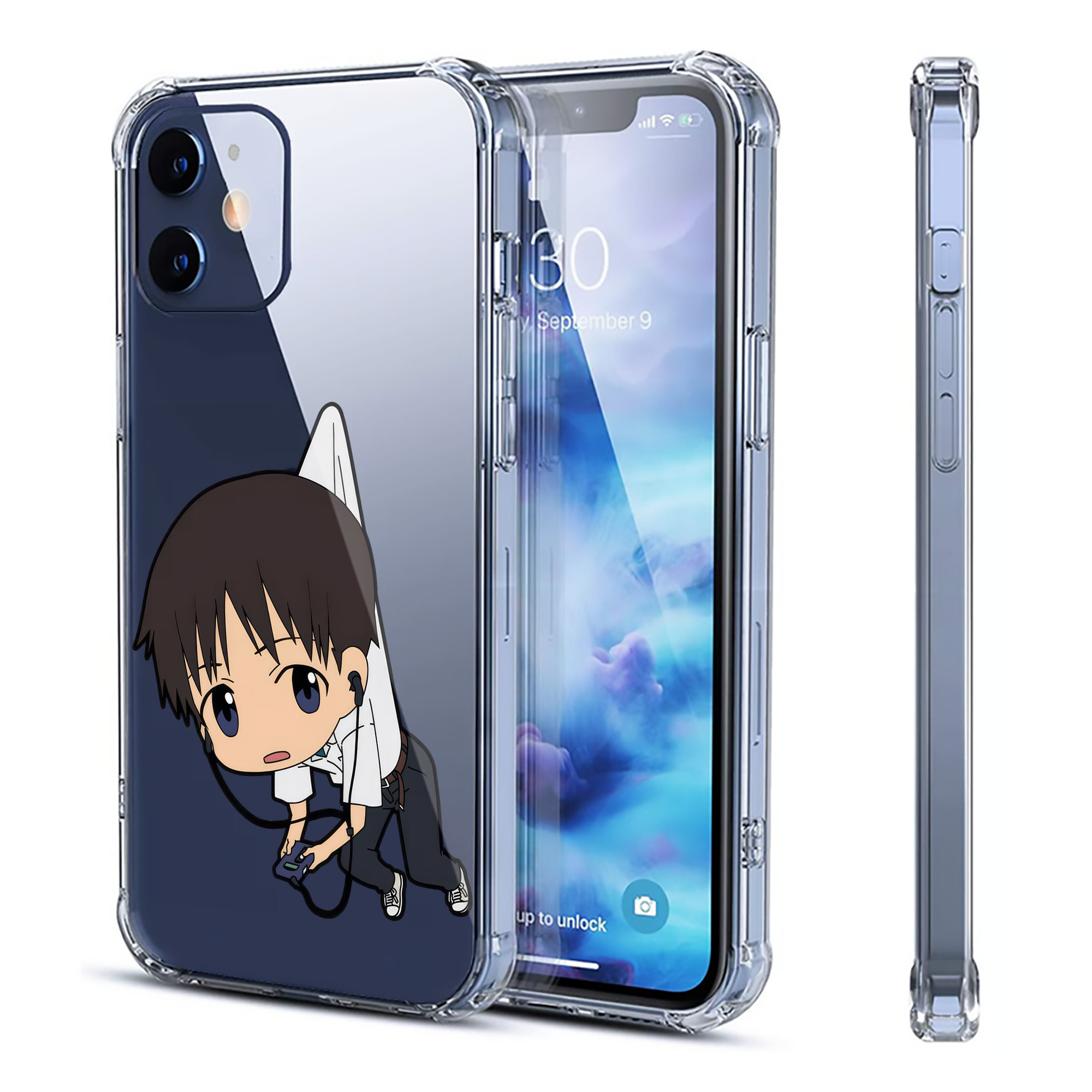 （画像用） EVA 新世紀エヴァンゲリオン 【iPhone 12シリーズ対応】透明スマホケース（クリアソフトケース）
